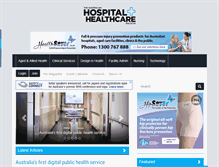 Tablet Screenshot of hospitalhealth.com.au